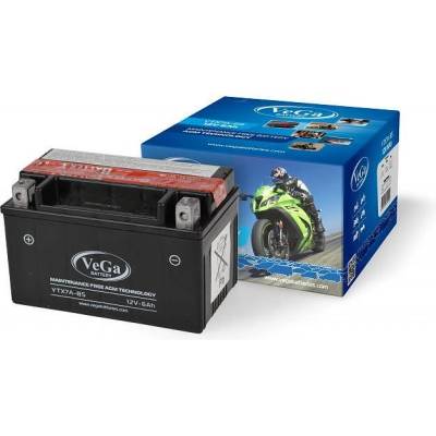 Мото акумулатор Vega YTX7А-BS 6Ah L+ (YTX7А-BS)
