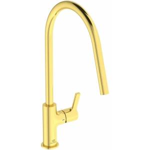 Ideal Standard Кухненски смесител Ideal Standard Gusto 226 с въртящ се чучур в цвят матово злато (BD408A2)