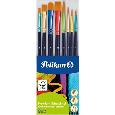 Sada štětců Pelikan Premium, 8ks