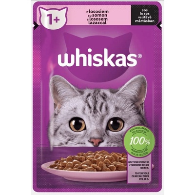 Whiskas 1+ Casserole s lososom 85 g