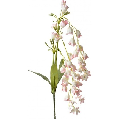 Dekorácia ružová umelá kvetina zvonček Bells Bouquet - 15*6*80 cm - Clayre & Eef