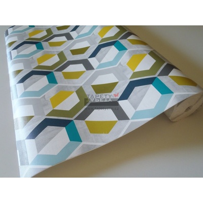 Gekkofix 13770 samolepící tapety moderní vzor geometrický 45 cm x 15 m
