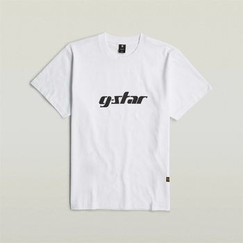 Image 1 of G Star Тениска G Star Cursive T-Shirt - White