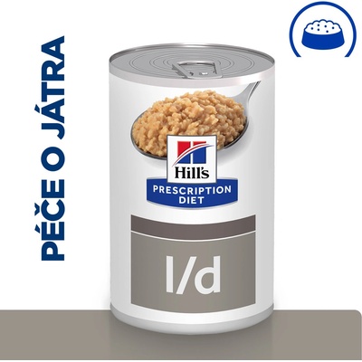Hill's Prescription Diet L/D Starostlivosť o pečeň konzerva pre psov 370 g