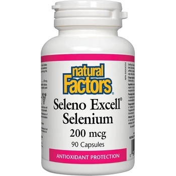 Natural Factors Seleno Excell® Селен 200 mcg 90 капсули | Natural Factors (1675 NF)