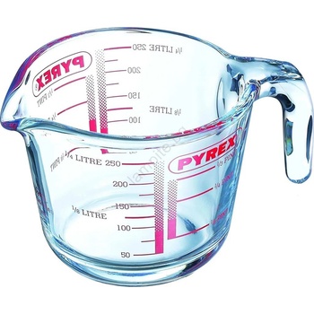 UTC Стъклена мерителна кана pyrex 1 л (ut0334)