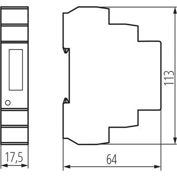 Kanlux KDEM-1P LCD 19343