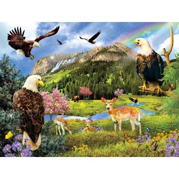 Image 1 of SunsOut - Puzzle Lori Schory - Eagle Valley - 1 000 piese