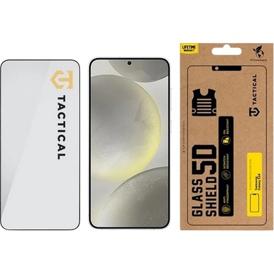 Tactical Samsung S25 / S24 TACTICAL GLASS SHIELD 5D екранен протектор стъкло 5D, 9H, ЧЕРНО 57983118584 (57983118584)