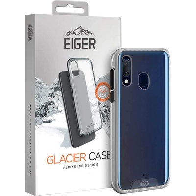 Eiger Glacier Case - удароустойчив хибриден кейс за Samsung Galaxy A20e (прозрачен)