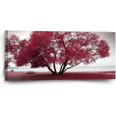 Sablio Obraz Červený strom - 110x50 cm