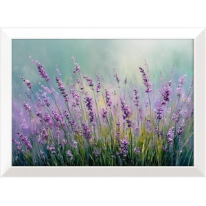 Styler Печатна картина с включена рамка 75x56 cm Lavender - Styler (OB-15073)