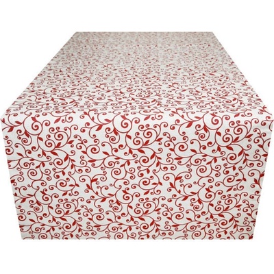 Mondo Behúň červené lístie Made in Italy Červená 50x150cm
