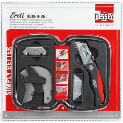 Bessey DBKPH Set Skladací nôž s vymeniteľnými čepeľami