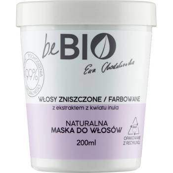 BeBio Ewa Chodakowska prírodná maska pre poškodené a farbené vlasy 200 ml