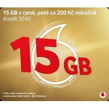 Zlatá karta Vodafone 15GB