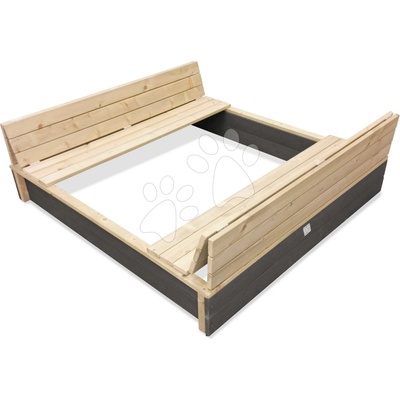 Aksent Wooden Sandpit Exit Toys cyprusové s krytom 136*132 cm