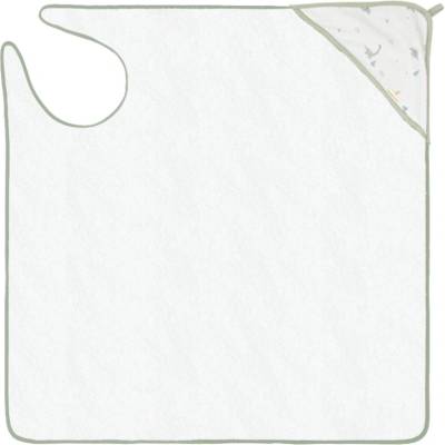 Bimbidreams Хавлия с качулка Bimbidreams - Trex Duo, 100 x 100 cm, White/Green (8499000702410)