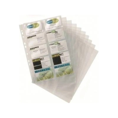 Durable Card Holders Visifix 2384 and 2388 10pcs. transparent (2389-19)