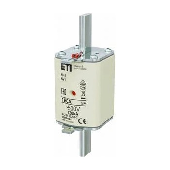 ETI POLAM Fuse insert nh1 gg 160a/500v 004184224