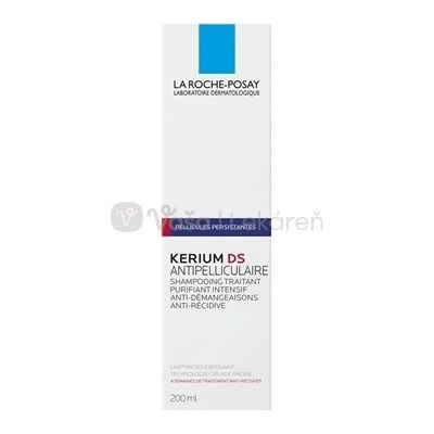 La Roche Posay Kerium šampón proti lupinám na mastné vlasy 200 ml