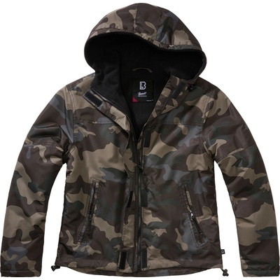 Brandit Ladies Summer Windbreaker frontzip darkcamo