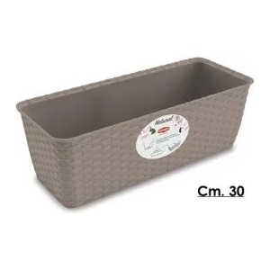 Stefanplast - Сандъче за цветя Natural Line 30 см - беж (73602)