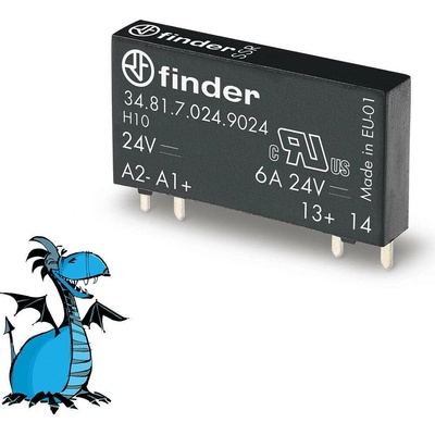 348170249024 Relé úzké, DIN/PS, 1Z/24V DC/6A, 24V DC, SSR