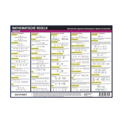 Mathematische Regeln, Info-Tafel