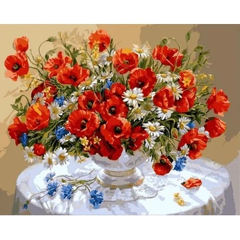 Image 1 of Milena Style Натюрморт с макове - диамантен гоблен