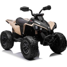 Beneo Elektrická štvorkolka Can-am Renegade kaki jednomiestna odpružená predná a zadná náprava LED Svetlá 12V batéria 2 x 35W Motory mäkké EVA kolesá MP3 prehrávač so vstupom USB/AUX Licencov