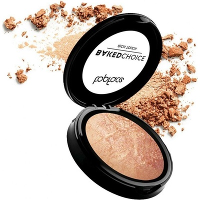 Topface zapečený pudrový rozjasňovač Rich Touch 104 Nude Shimmer 6 g
