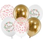 PartyDeco Латексови балони - Love Mix 6 бр