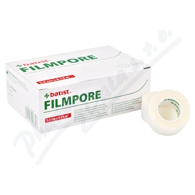 Filmpore fixační náplast z transpar. fólie 12 x 2,5 cm x 9,15 cm