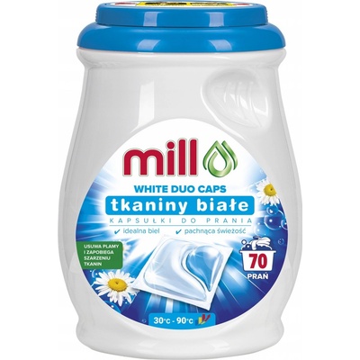 Mill kapsule na pranie bielej 70 PD