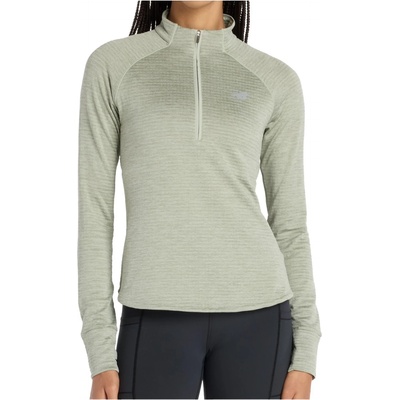 New Balance Дамско яке за бягане New Balance Women's Athletics Heat Grid 1/2 Zip Longsleeve - Green - размер XS (128-0569-0311)
