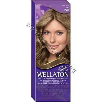 Wella Боя за коса Wellaton Intense Color Cream, 7/0 Rousseau, p/n WE-3000033 - Трайна крем-боя за коса за наситен цвят, руса (WE-3000033)