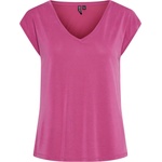 Pieces Тениска Pieces Women's Regular Fit Knitted T-Shirt - Fstivl Fuchsia