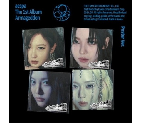 Aespa Armageddon Poster Version CD