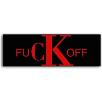 Fotoobraz 150x55 cm panorama Fuck off