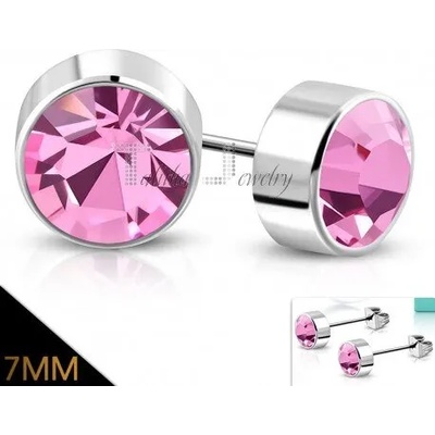 Talitha Обеци с розов цирконий