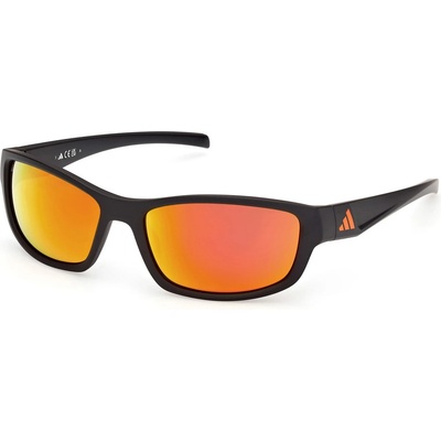 adidas eyewear Мъжки очила за колоездене Adidas eyewear ES0005 S3 Cycling glasses - Matte Black / Red - размер One Size (205-7201-0411)
