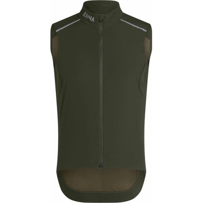Rapha Pro Team Gilet dark green silver reflective pánska