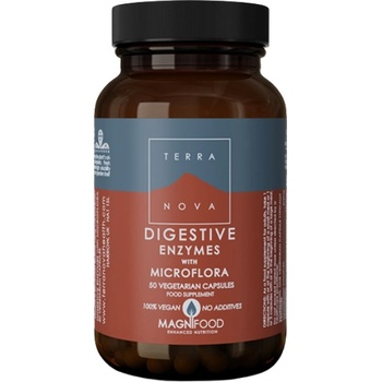 Image 1 of Terranova Digestive Enzymes with Probiotics [50 капсули]
