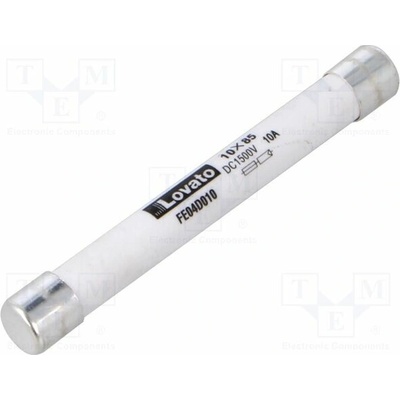 LOVATO ELECTRIC FE04D010 Pojistka: tavná; 10A; 1,5kVDC; gPV; 10x85mm