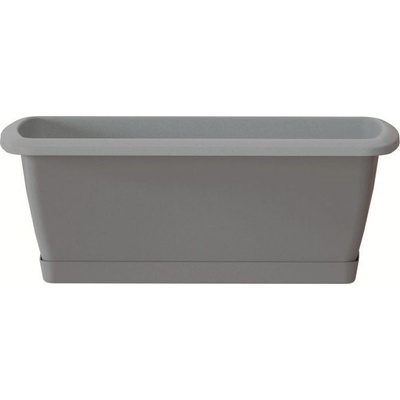 Prosperplast Kvetináč s miskou RESPON sivý kameň, 59 cm