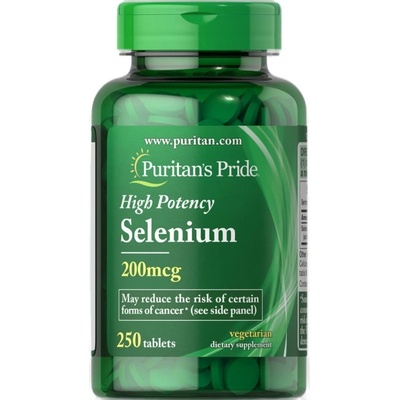 Puritan's Pride High Potency Selenium 200 mcg [250 Таблетки]