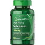 Puritan's Pride High Potency Selenium 200 mcg [250 Таблетки]