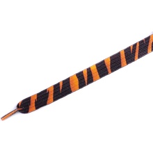 Tobby ZEBRA Dětské elastické ploché oranžové/černé