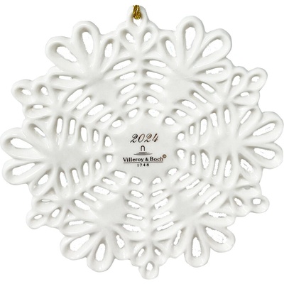 Villeroy & Boch Christmas Classics Vianočná ozdoba Snehová vločka 10 cm